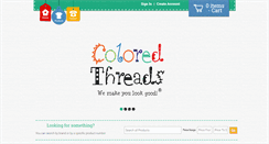 Desktop Screenshot of colored-threads.com